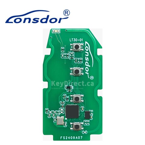 Lonsdor – LT30-1 – 2016-2024 Toyota 4-Button Universal Smart Key PCB – 4A