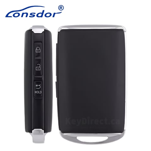 Lonsdor – MZ30-11 Mazda Style – 3-Button Universal Smart Key – ID4D ID49 – Adjustable Frequency (Aftermarket)