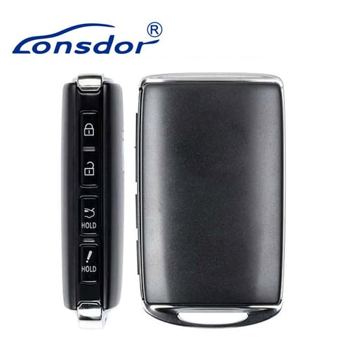 Lonsdor – MZ30-12 Mazda Style – 4-Button Universal Smart Key – ID4D ID49 – Adjustable Frequency (Aftermarket)