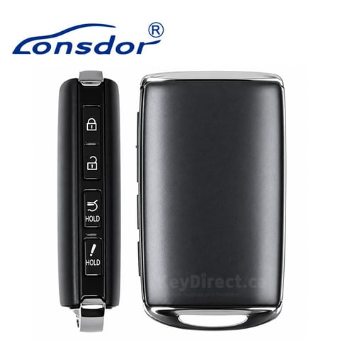Lonsdor – MZ30-13 Mazda Style – 4-Button Universal Smart Key – ID4D ID49 – Adjustable Frequency (Aftermarket)