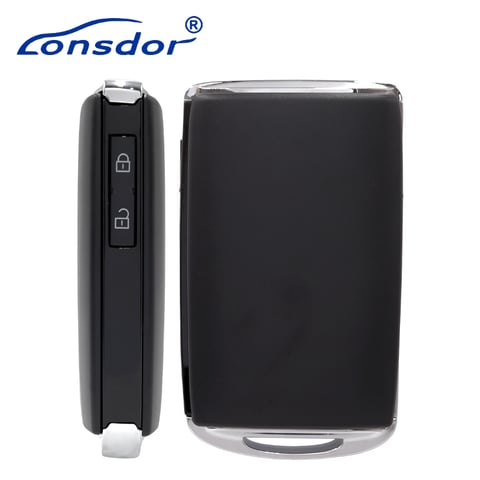 Lonsdor – MZ30-15 Mazda Style – 2-Button Universal Smart Key – ID4D ID49 – Adjustable Frequency (Aftermarket)