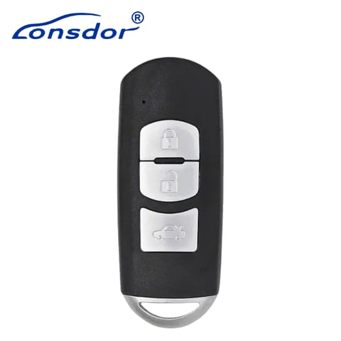 Lonsdor – MZ30-21 Mazda Style – 3-Button Universal Smart Key – ID4D ID49 – Adjustable Frequency (Aftermarket)
