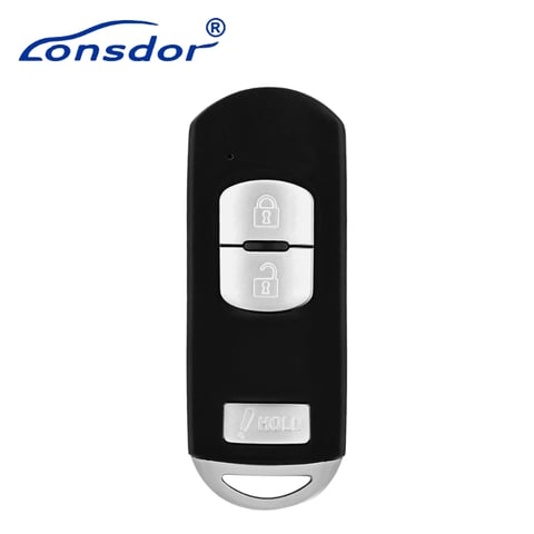 Lonsdor – MZ30-25 Mazda Style – 3-Button Universal Smart Key – ID4D ID49 – Adjustable Frequency (Aftermarket)