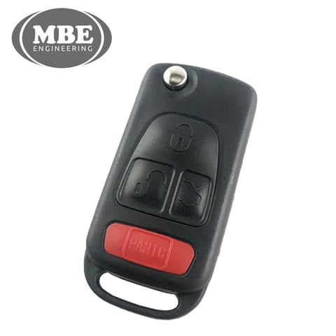 MBE – 1997-2005 Mercedes SL / 4-Buttons Flip Key For KR55 / HU39 / 315Mhz / PCF7935 (Aftermarket)