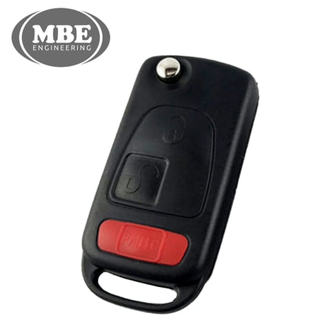 MBE – 1996 -2004 Mercedes SLK / 3-Buttons Flip Key For KR55 / HU64 / 315Mhz / PCF7935 (Aftermarket)