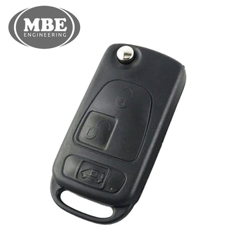 MBE – 2007-2018 Mercedes / Dodge Sprinter / 3-Button Flip Key / HU64 / GMT46 Chip For KR55 Key Maker (Aftermarket)