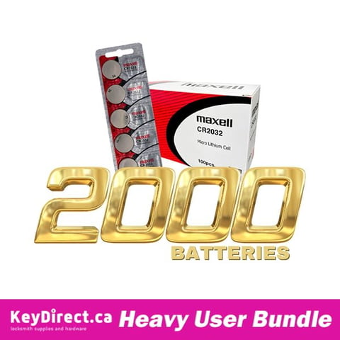 2K Batteries of CR2032 3-Volt Lithium Batteries (400-Packs)