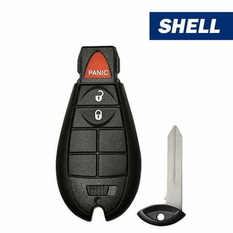 2008-2019 Chrysler Dodge Jeep VW / 3-Button Fobik Key SHELL for IYZ-C01C (Aftermarket)