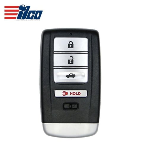 ILCO Look-Alike™ 2015-2020 Acura ILX RLX TLX / 4-Button Smart Key / PN: 72147-TX6-A22 (No Memory) / FCC ID: KR5V1X / PRX-ACURA-4B5