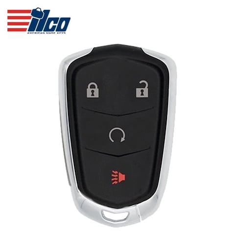ILCO Look-Alike™ 2019-2020 Cadillac XT4 / 4-Button Smart Key / HYQ2EB / PN: 13591382 / (PRX-CAD-4B2)