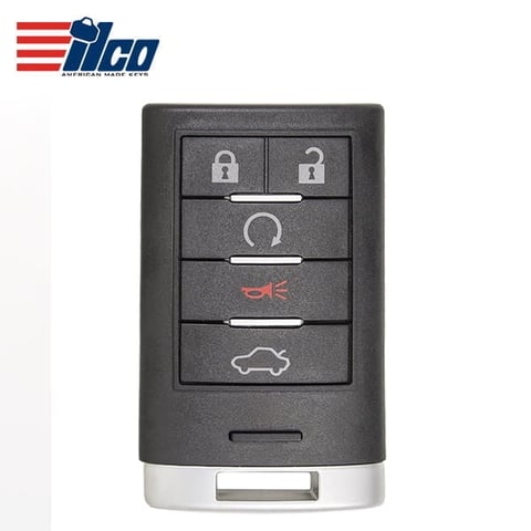 ILCO Look-Alike™  2008-2014 Cadillac CTS STS / 5-Button Smart Key / FCC ID: M3N5WY7777A / PRX-CAD-5B6