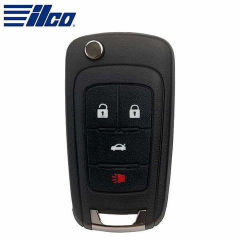 ILCO Look-Alike™ 2010-2021 Chevrolet / 4-Button Flip Key / PEPS / FCC ID: OHT05918179 (PRX-GM-4B5)