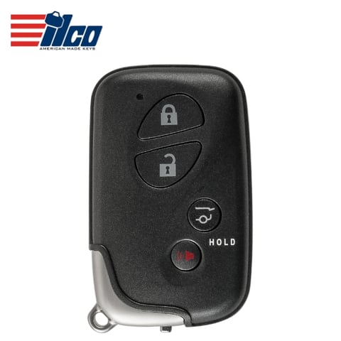 ILCO Look-Alike™ 2010-2020 Lexus GX460 / 4-Button Smart Key / PN: 89904-60590 / FCC ID: HYQ14ACX (PRX-LEX-4B12)