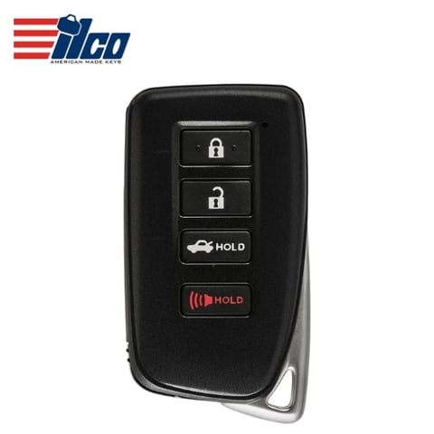 ILCO Look-Alike™ 2014-2020 Lexus / 4-Button Smart Key / PN: 89904-24100 / FCC ID: HYQ14FBA (PRX-LEX-4B13)