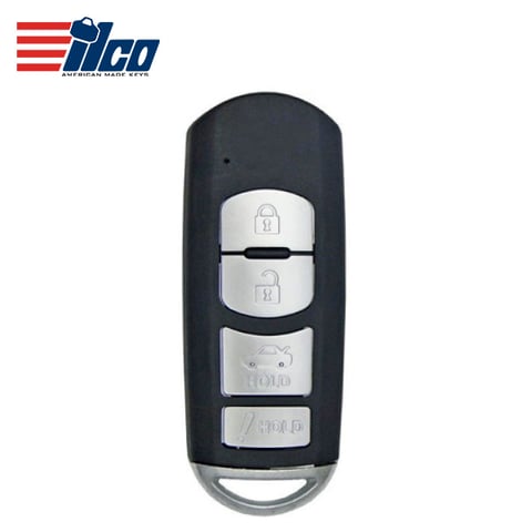 ILCO Look-Alike™ 2014-2019 Mazda / 4-Button Smart Key / PN: GJY9-67-5DY / WAZSKE13D01