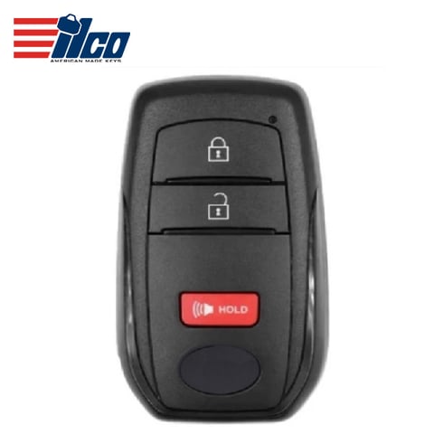 ILCO Look-Alike™ 2022-2025 Toyota Corolla Cross / 3-Button Smart Key / FCC ID: HYQ14FBW / PN: 8990H-0A010
