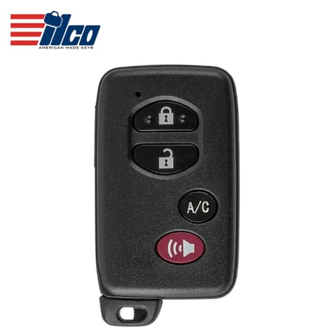 ILCO Look-Alike™ 2010-2015 Toyota Prius / 4-Button Smart Key / PN: 89904-47150 / FCC ID: HYQ14ACX (PRX-TOY-4B13)