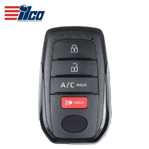 ILCO Look-Alike™ 2023-2025 Toyota bZ4X / 4-Button Smart Key / PN: 8990H-42510 / HYQ14FBX