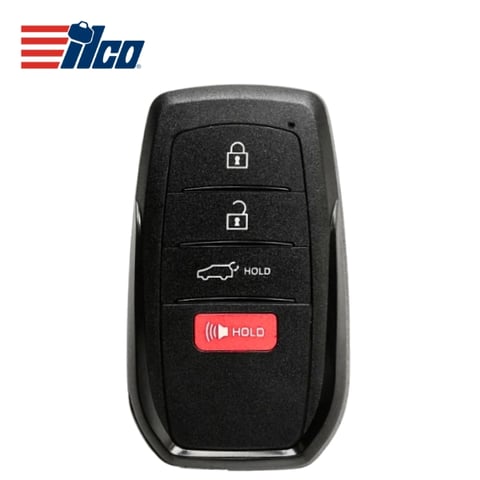 ILCO Look-Alike™ 2021-2024 Toyota Venza / 4-Button Smart Key / FCC: HYQ14FBX / PN: 8990H-62140 / 8990H-62030 (PRX-TOY-4B24)