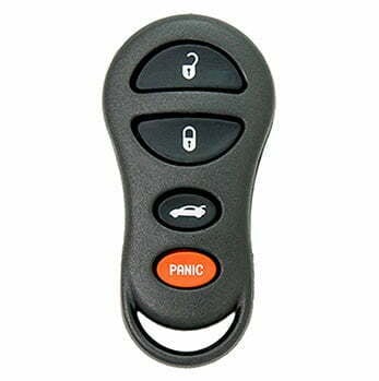 1998-2011 Chrysler / Dodge / 4-Button Keyless Entry Remote / GQ43VT9T (Aftermarket)