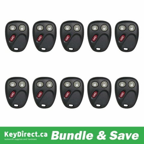 2002-2009 GM / 3-Button Keyless Entry Remote / MYT3X6898B (Aftermarket)