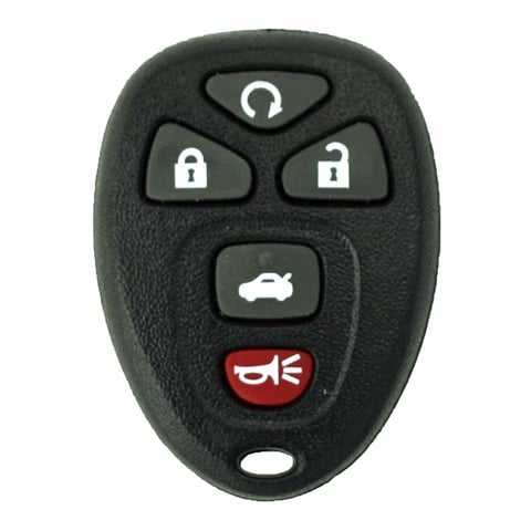 2004-2012 GM / 5-Button Keyless Entry Remote / FCC ID: KOBGT04A / PN: 22733524 (Aftermarket)