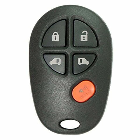 2004-2020 Toyota Sienna / 5-Button Keyless Entry Remote / PN: 89742-AE031 / FCC ID: GQ43VT20T (Refurbished)