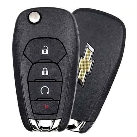 2019-2021 Chevrolet Cruze Trailblazer / 4-Button Flip Key / PN: 13530746 / LXP-T004 (Refurbished)