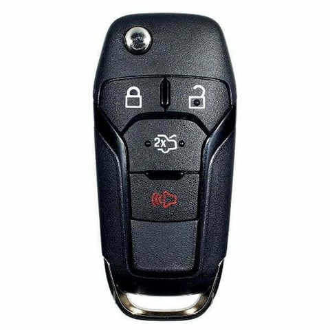 2013-2016 Ford Fusion / 4-Button Flip Key / 128 Bit / FCC ID:  N5F-A08TAA / PN: 164-R7986 (Aftermarket)