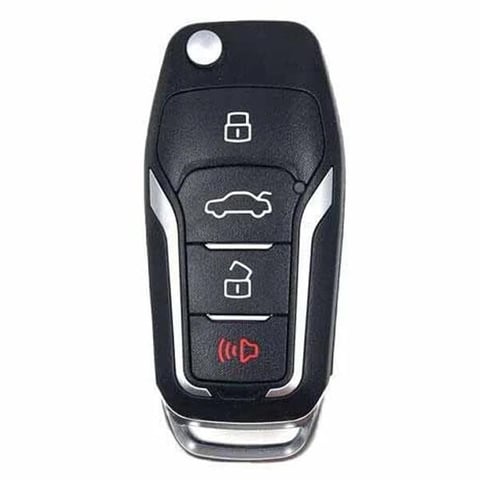 2000-2019 Mercury Lincoln Ford / 4-Button Flip Key / FCC ID: CWTWB1U331 (Aftermarket)