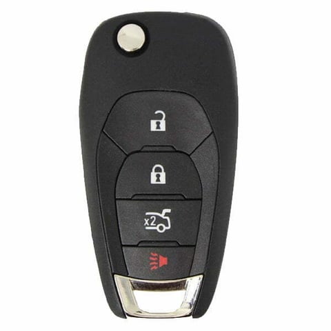2016-2019 Chevrolet Cruze / 4-Button Flip Key / FCC ID: LXP-T004 / PN:13514135 / 433 Mhz (Aftermarket)