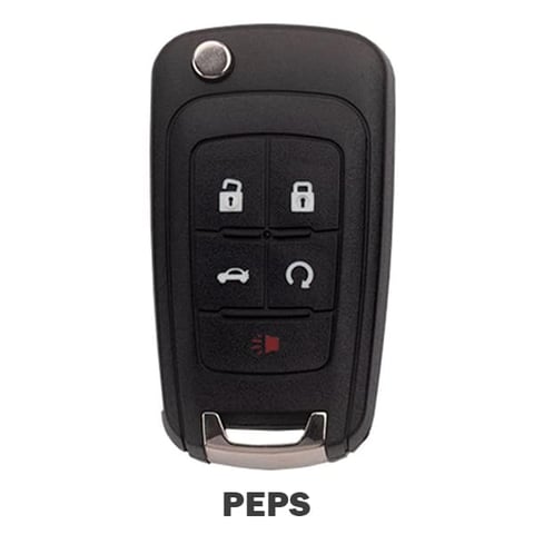 2010-2022 GM / 5-Button Flip Key / PEPS / PN: 13500319 / OHT01060512 (Aftermarket)