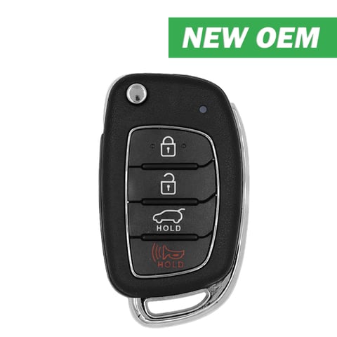2013-2016 Hyundai Santa FE / 4-Button Flip Key / PN: 95430-2W100 / RKE-4F07 (OEM)
