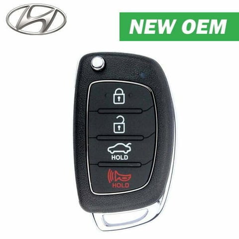 2014-2017 Hyundai Sonata / 4-Button Flip Key / PN: 95430-C1000 / TQ8-RKE-4F16 / Canadian Version (OEM)