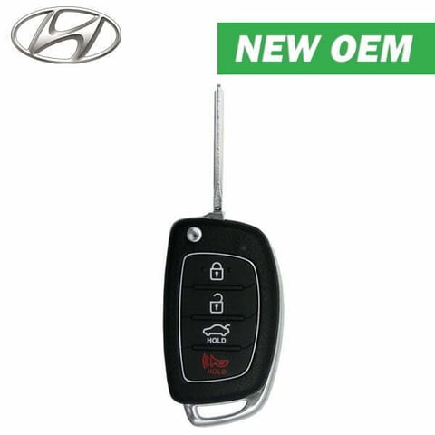 2015-2017 Hyundai Sonata / 4-Button Flip Key / PN: 95430-C1010 / TQ8-RKE-4F16 / NO CHIP (OEM)