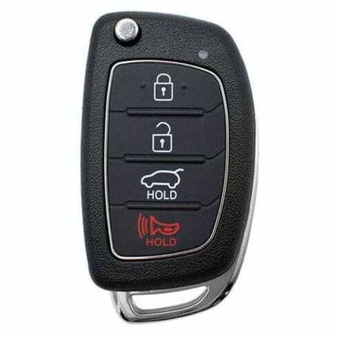 2015-2019 Hyundai Tucson / 4-Button Remote Flip Key / PN: 95430-D3000 / TQ8-RKE-4F25 / Canadian Version (Refurbished)