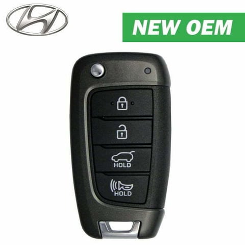 2018-2021 Hyundai Kona / 4-Button Remote Flip Key / PN: 95430-J9700 / FCC ID: OSLOKA-450T (OEM)