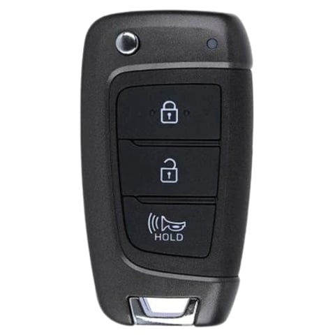 2021-2024 Hyundai Tucson / 3-Button Remote Flip Key / FCC ID: TQ8-RKE-4F43 / PN: 95430-N9050 / NO LOGO (Refurbished)