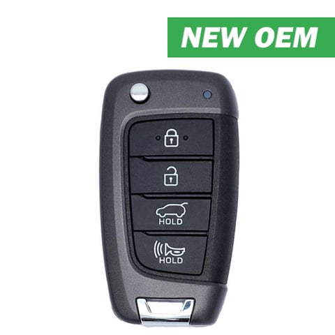 2019-2020 Hyundai Santa Fe / 4-Button Flip Key / FCC ID: TQ8-RKE-4F39 / PN: 95430-S1000 (OEM)