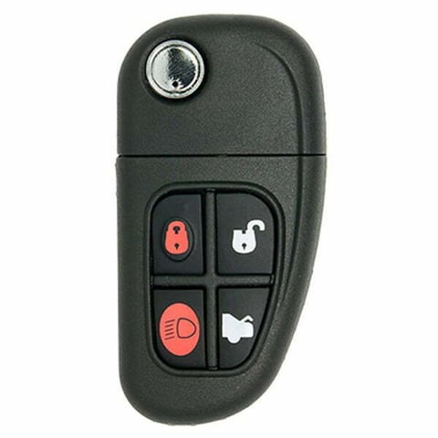 2001-2008 Jaguar / 4-Button Flip-Key / FCC ID: NHVWB1U241 (Aftermarket)