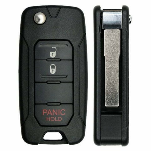 2015-2019 Jeep / Fiat / 3-Button Flip Key / FCC ID: 2ADFTFI5AM433TX (Aftermarket)