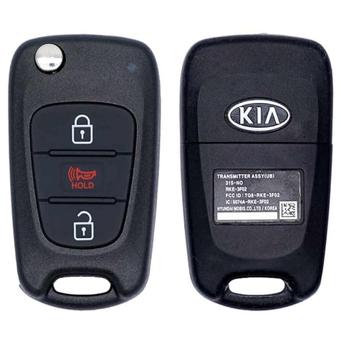 2012 Kia Rondo / 3-Button Flip Key Remote / FCC ID: TQ8-RKE-3F02 / PN: 95430-1D211 (Canada) (Refurbished)