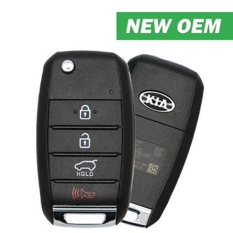 2016-2021 Kia Sportage / 4-Button Flip Key / PN: 95430-D9100 / TQ8-RKE-4F27 (NO CHIP) (OEM)