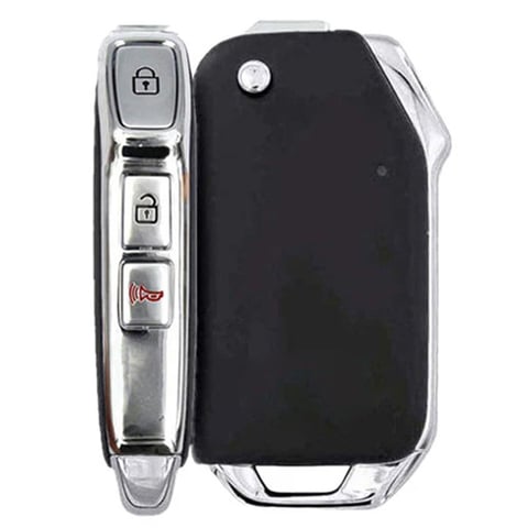 2021-2024 Kia Soul 3 / 3-Button Remote Flip Key / PN: 95430-K0120 / SY5SKRGE03 / NO LOGO (Refurbished)