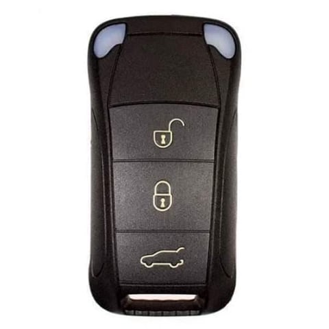 2004-2011 Porsche Cayenne / 4-Button Flip Key / 267-104-187 / KR55WK45032 (Aftermarket)