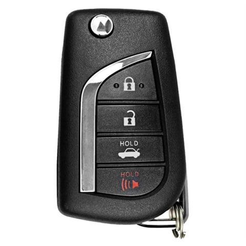 2019-2023 Toyota Corolla / 4-Button Flip Key / FCC ID: HYQ12BFH / PN: 89070-02E00 / Canadian Version / NO LOGO (Refurbished)