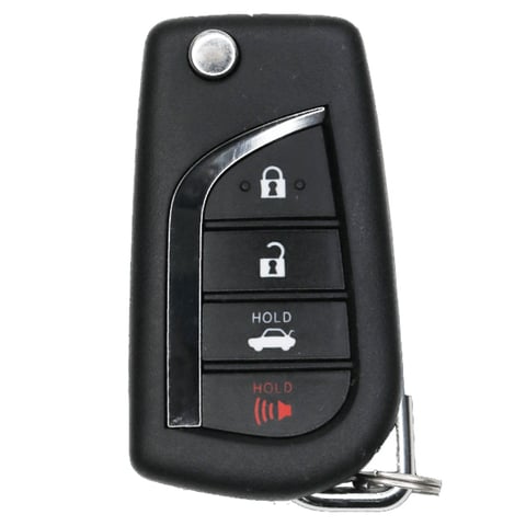 2018-2024 Toyota Camry / Corolla / 4-Button Flip Remote / “H” Chip / PN: 89070-06790 (Refurbished)