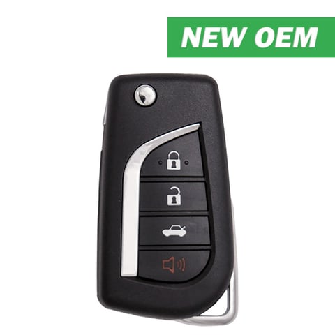 2018-2024 Toyota Camry / Corolla / 4-Button Flip Remote / “H” Chip / PN: 89070-06790 (OEM)
