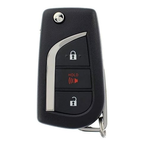 2019-2022 Toyota RAV4 / 3-Button Remote Flip Key / PN: 89070-0R300 / GQ4-73T (H Chip) (Refurbished)
