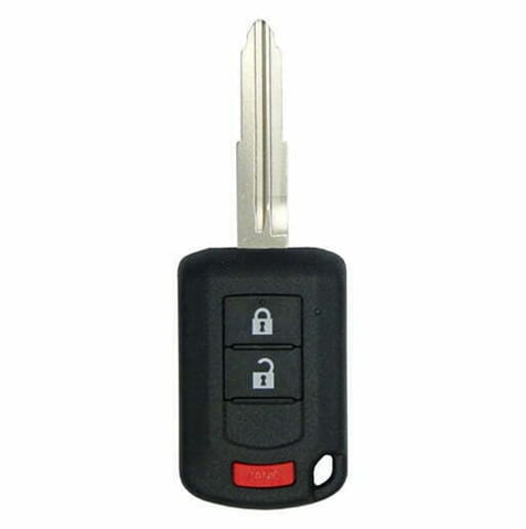 2016-2021 Mitsubishi Mirage / 3-Button Remote Head Key / PN: 6370B904 (Aftermarket)